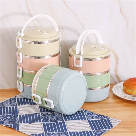 stacking metal lunch box pale|The 8 Best Lunch Boxes of 2024 .